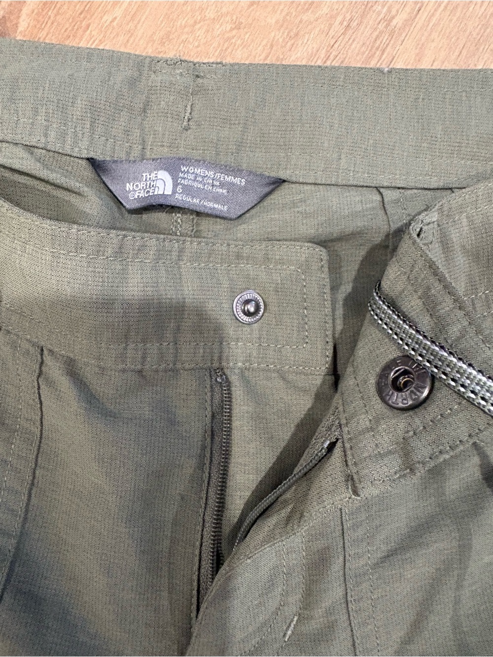 The North Face women’s Olive Green Utility Shorts